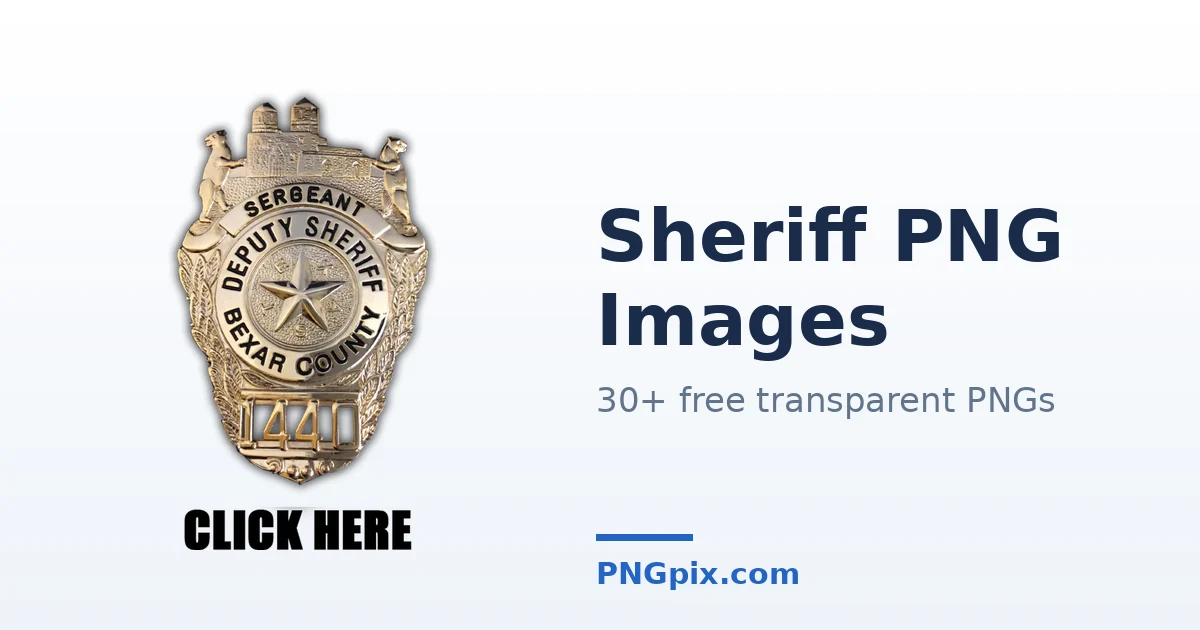 Sheriff PNG images