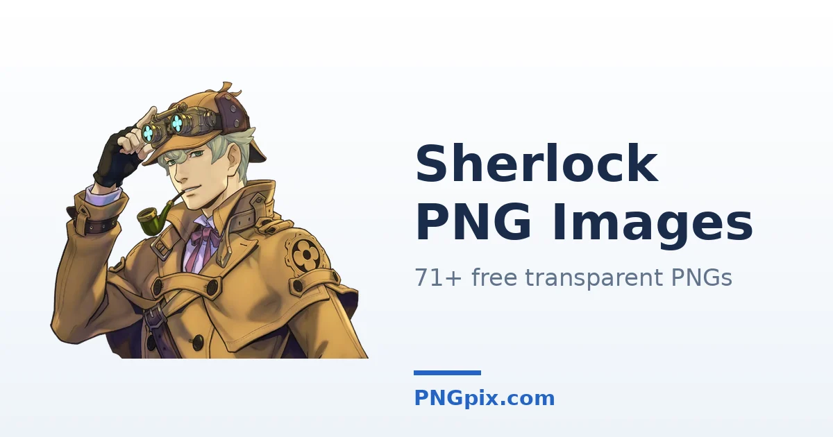 Sherlock PNG images