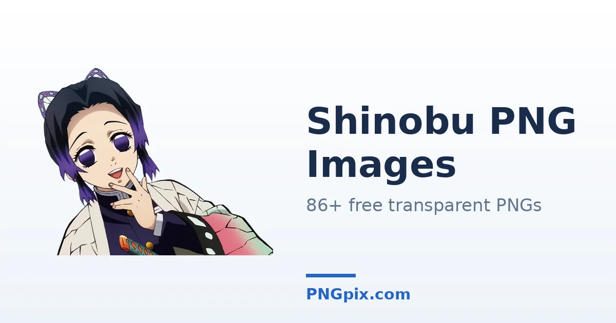 Shinobu PNG images