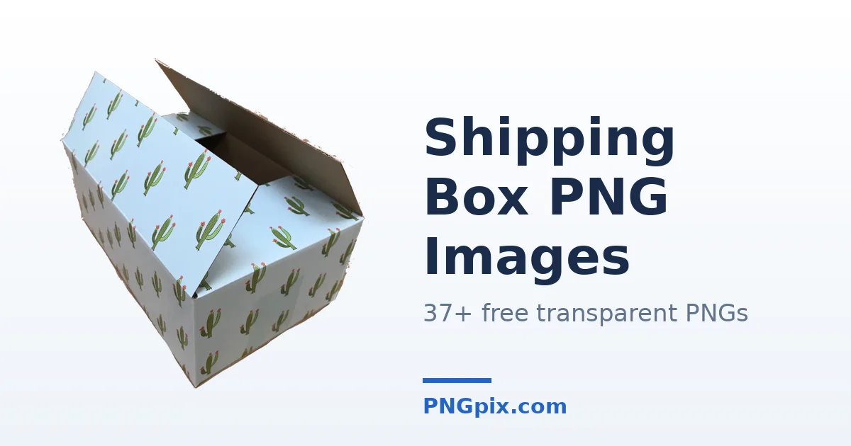 Shipping Box PNG images
