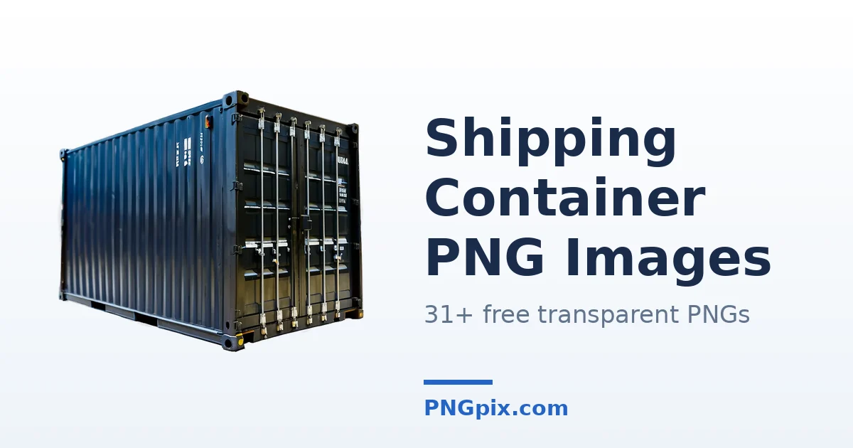 Shipping Container PNG images