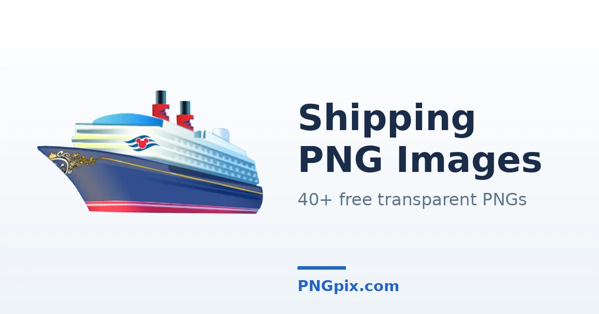 Shipping PNG images