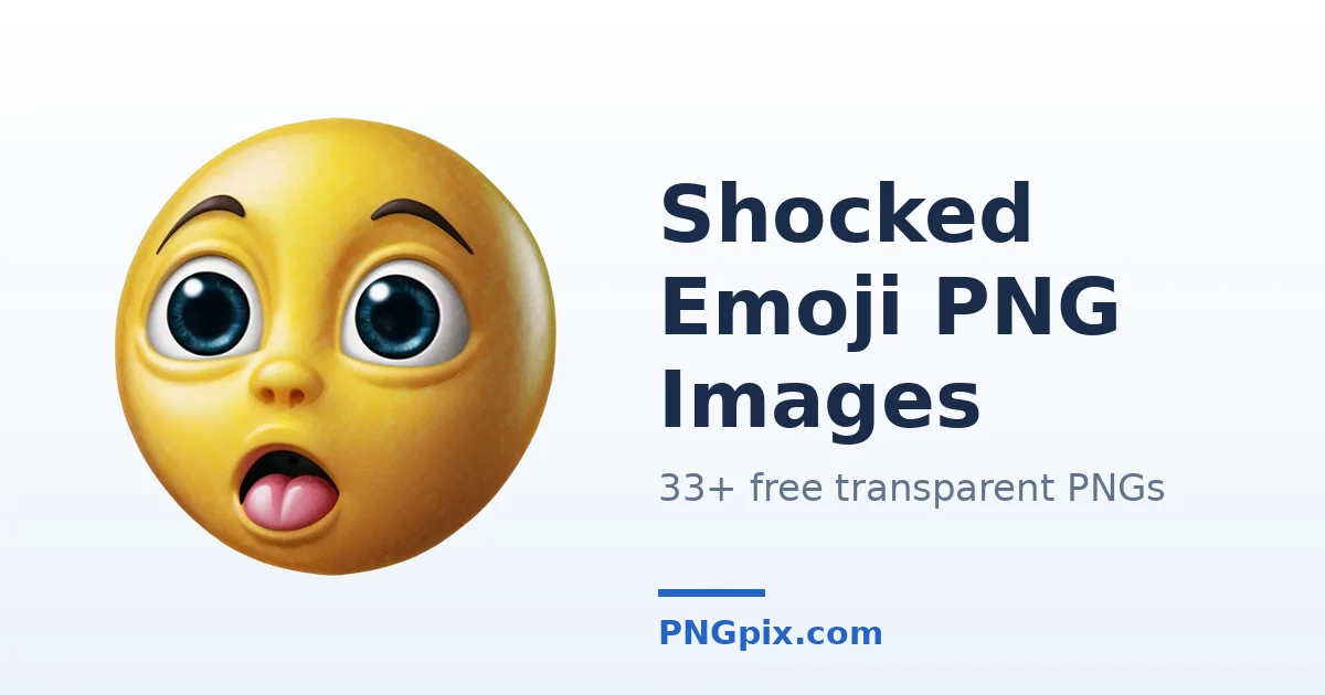Shocked Emoji PNG images