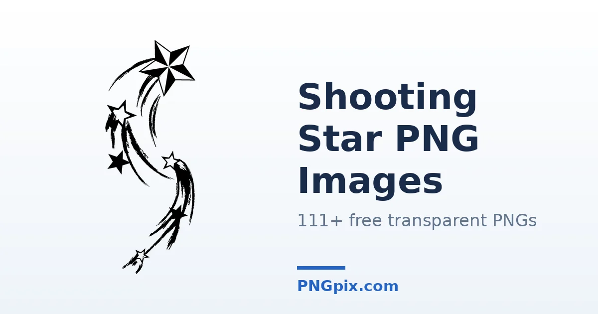 Shooting Star PNG images