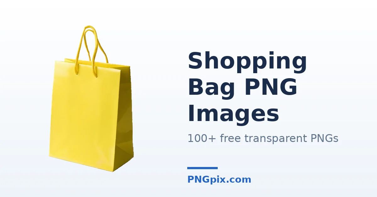 Shopping Bag PNG images