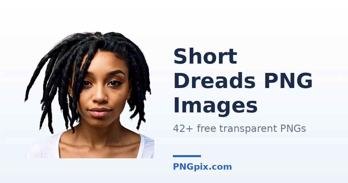 Short Dreads PNG images