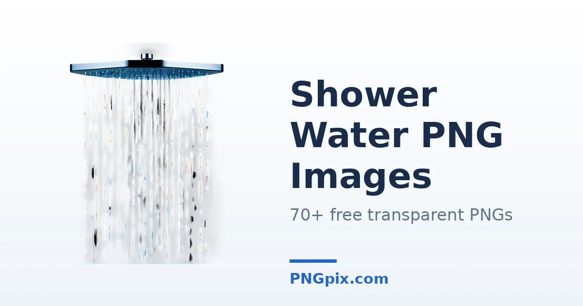 Shower Water PNG images