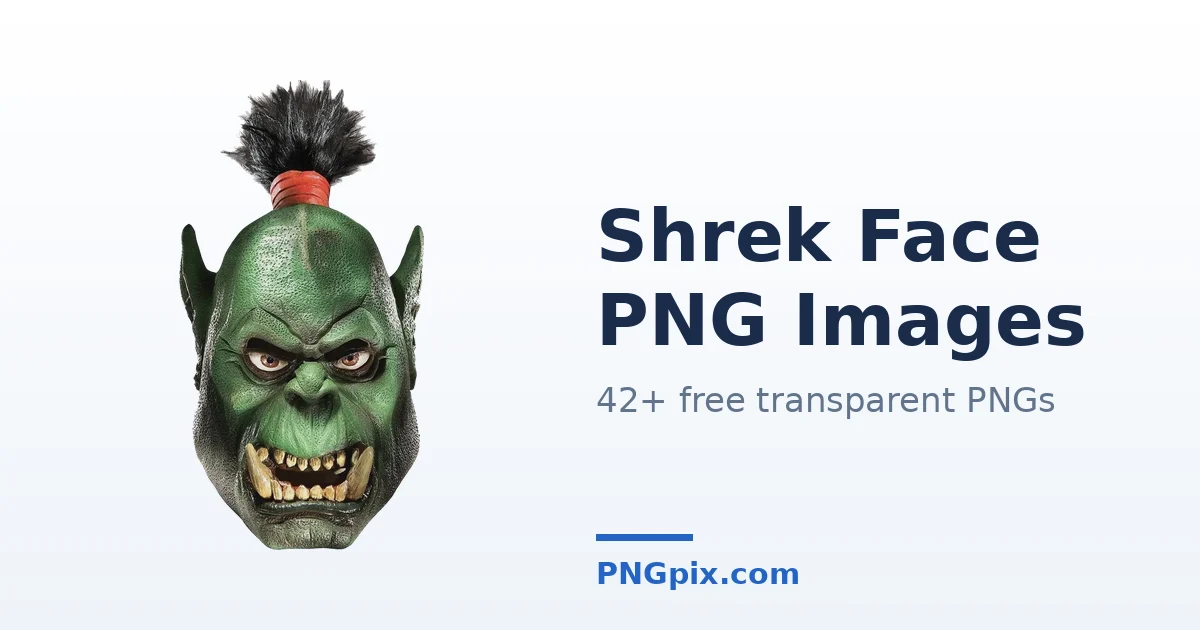 Shrek Face PNG images