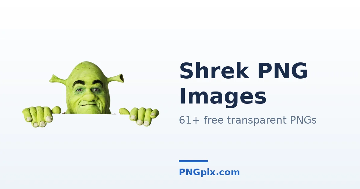 Shrek PNG images