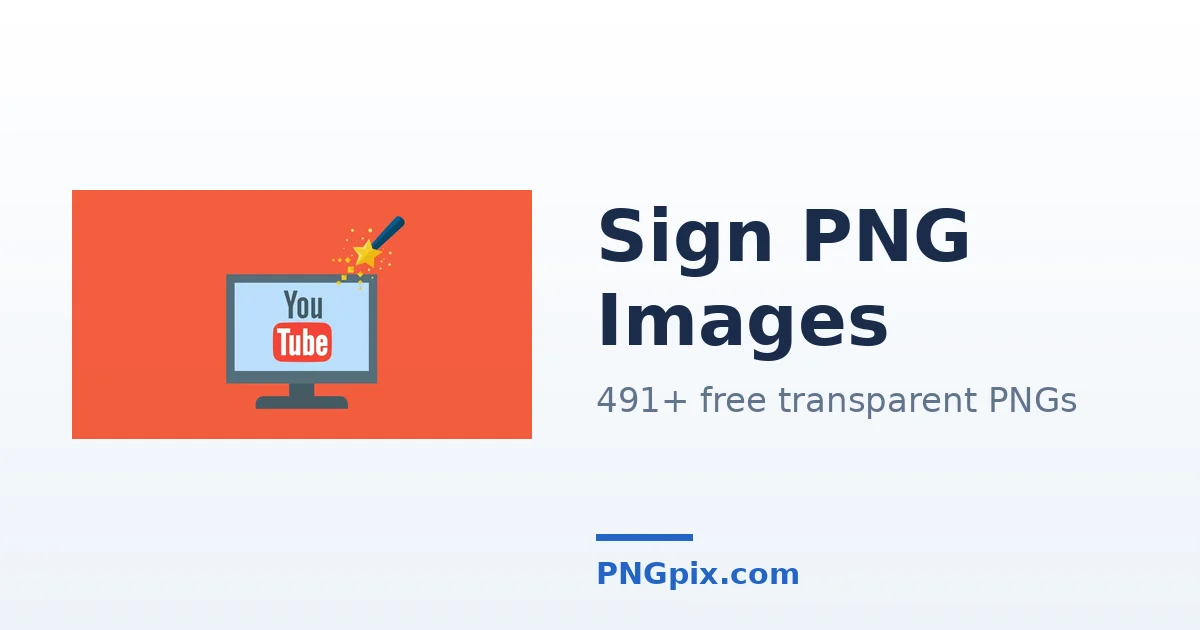 Sign PNG images