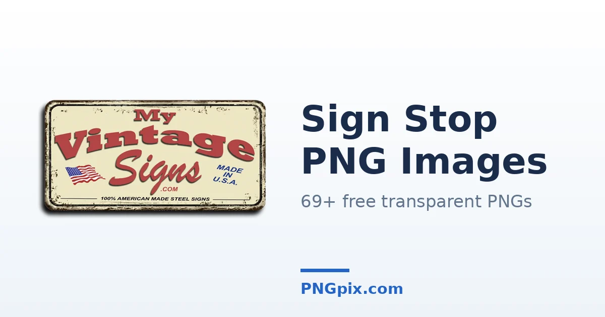 Sign Stop PNG images