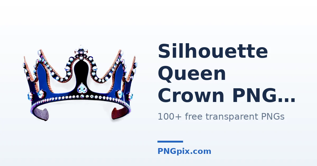 Silhouette Queen Crown PNG images