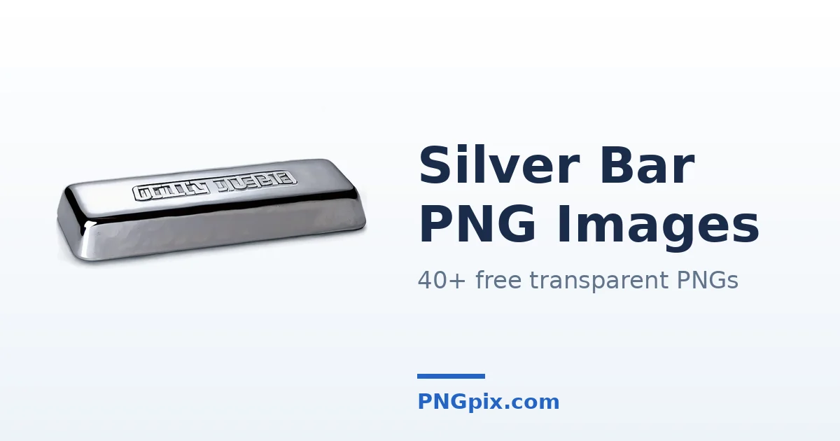 Silver Bar PNG images