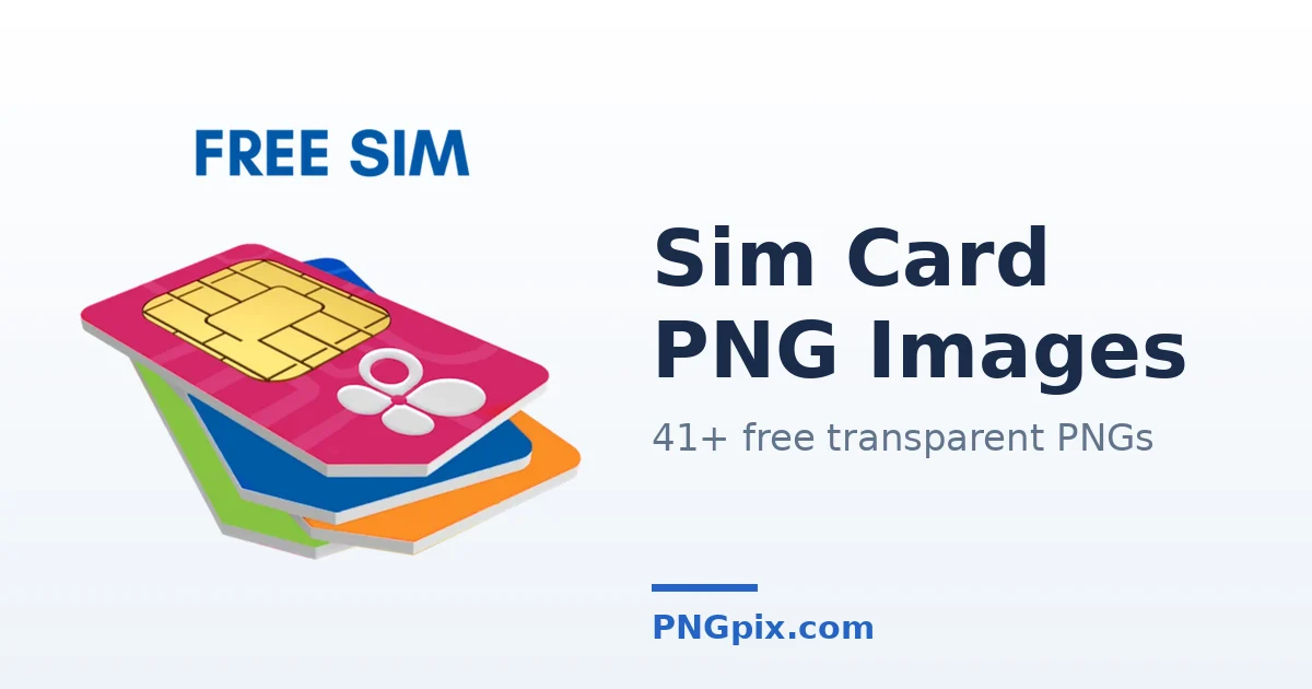 Sim Card PNG images