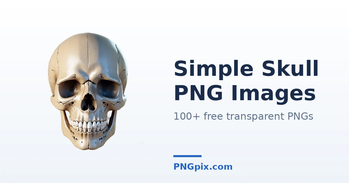 Simple Skull PNG images