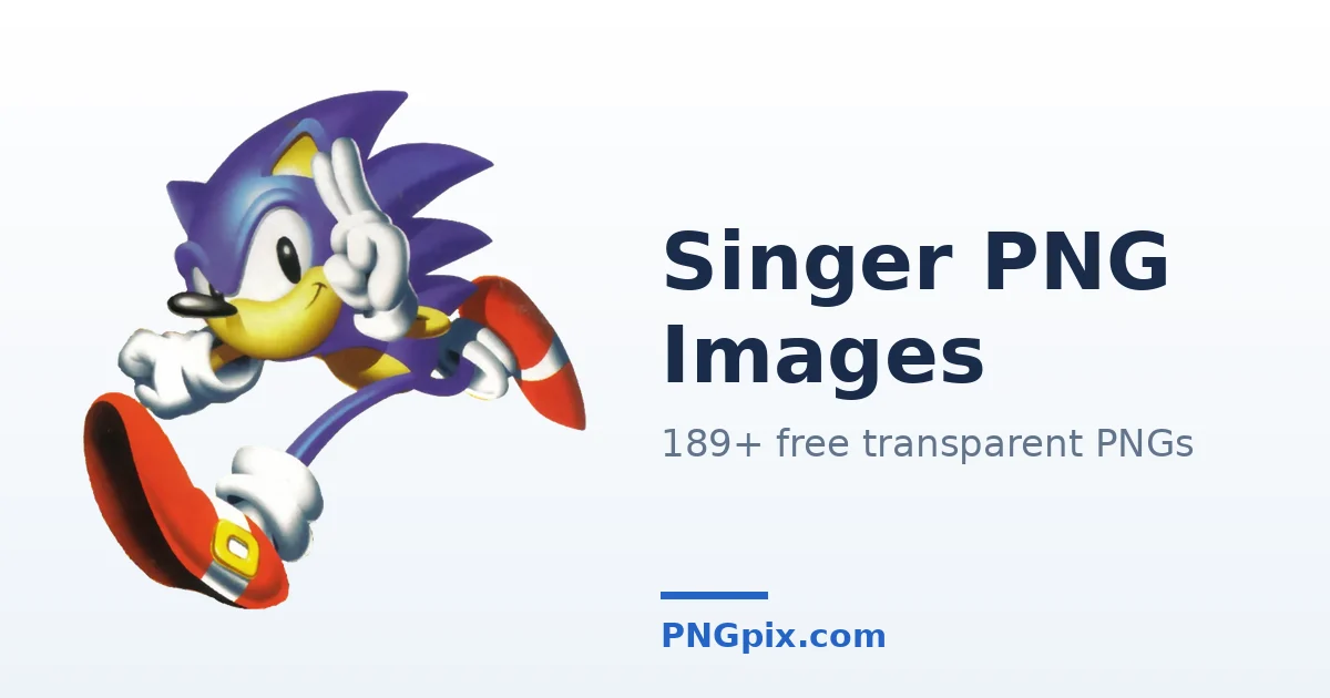 Singer PNG images