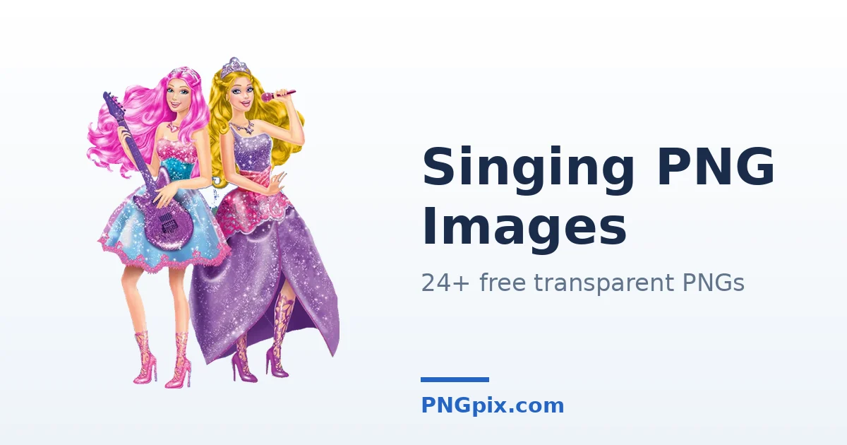 Singing PNG images