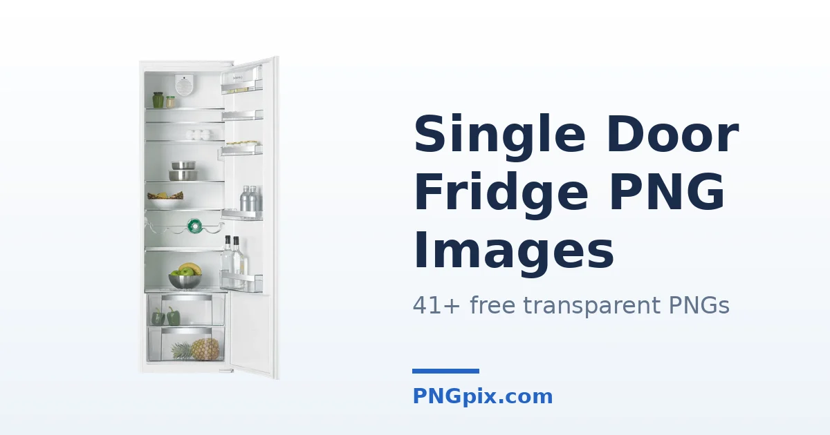 Single Door Fridge PNG images