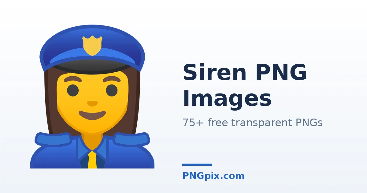 Siren PNG images