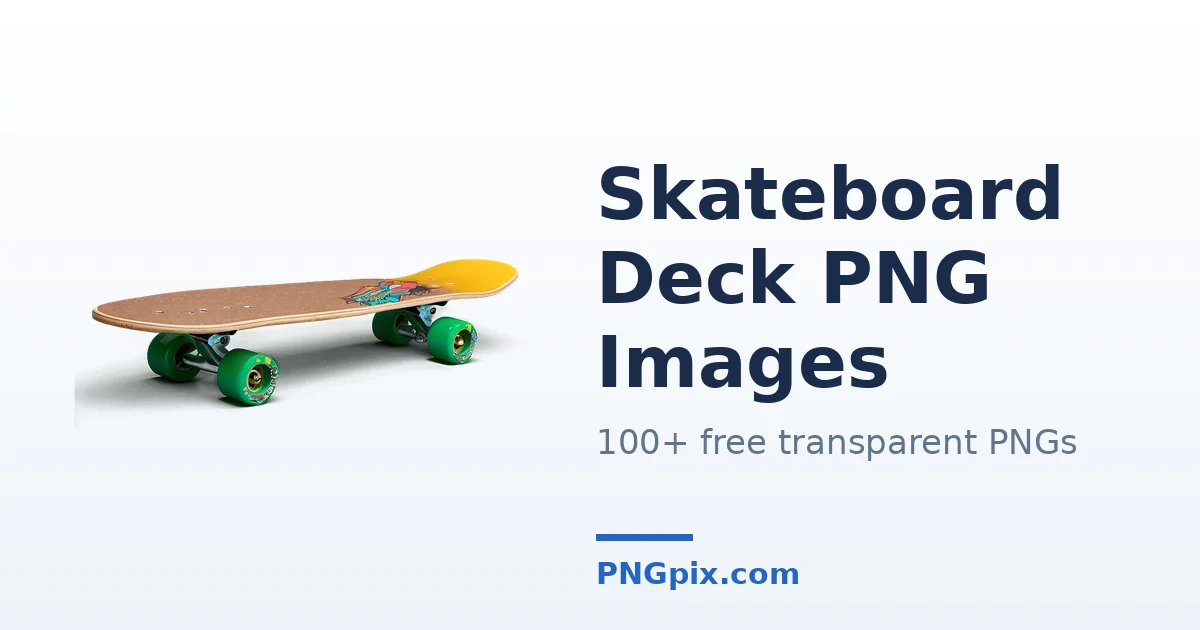 Skateboard Deck PNG images