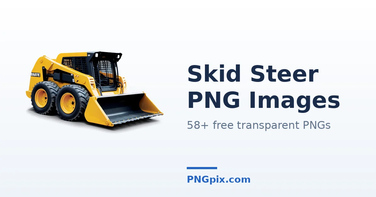 Skid Steer PNG images