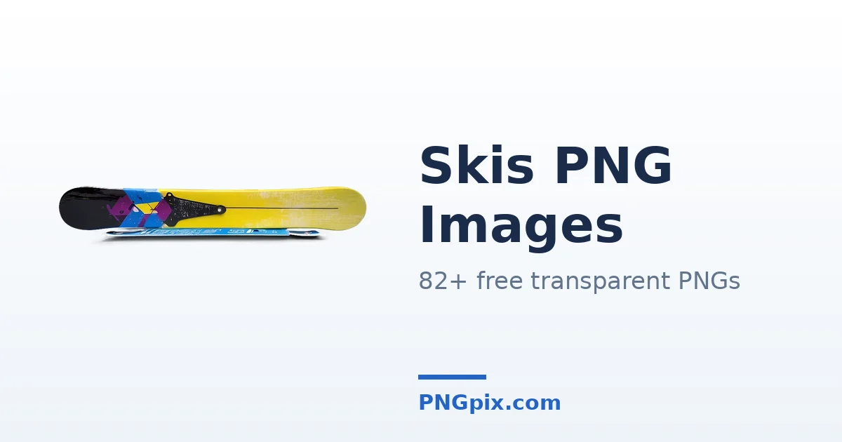 Skis PNG images