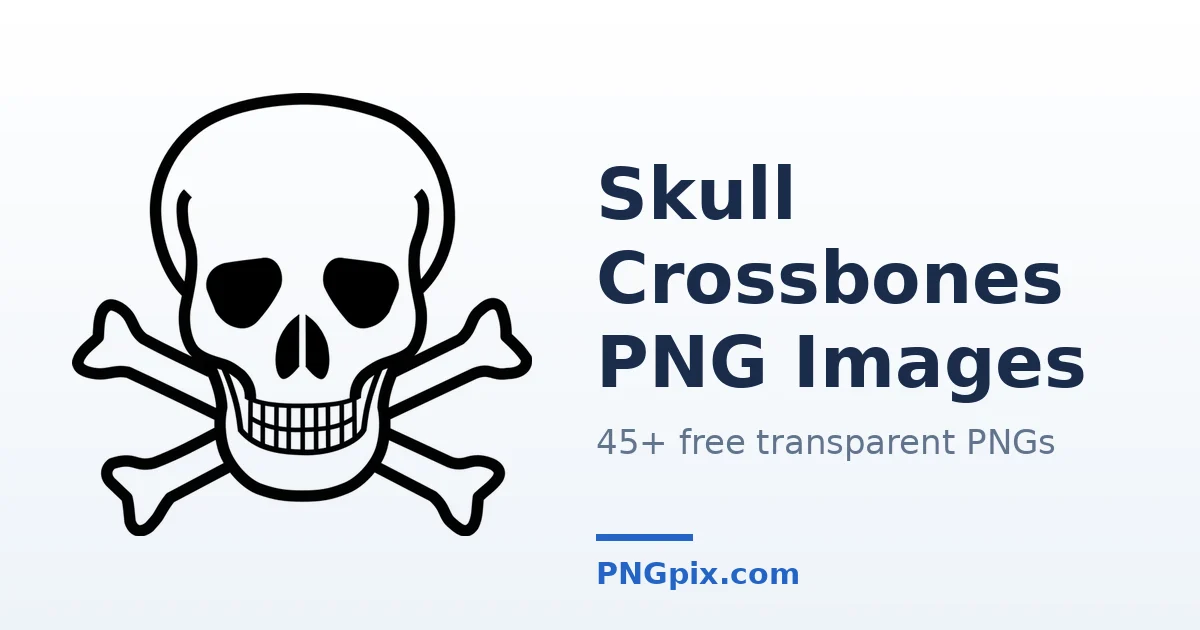 Skull Crossbones PNG images
