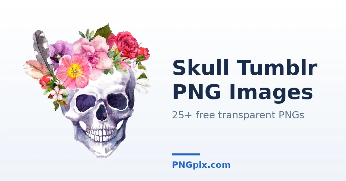 Skull Tumblr PNG images