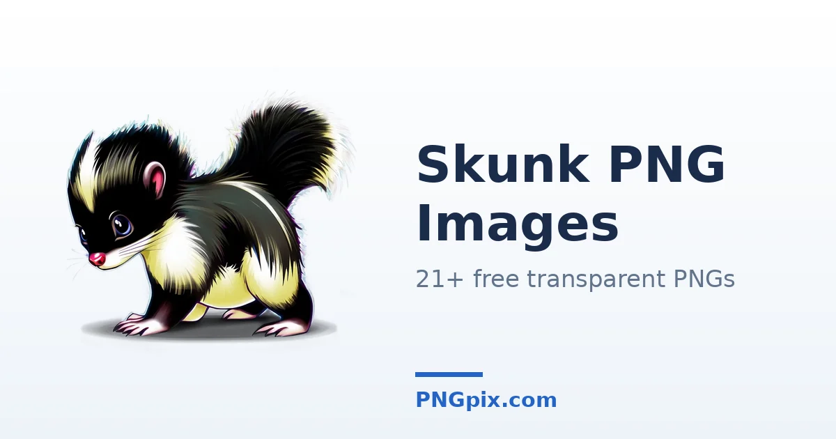 Skunk PNG images