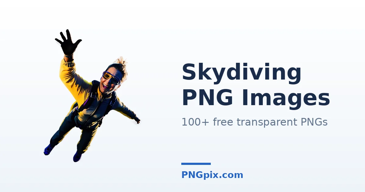 Skydiving PNG images