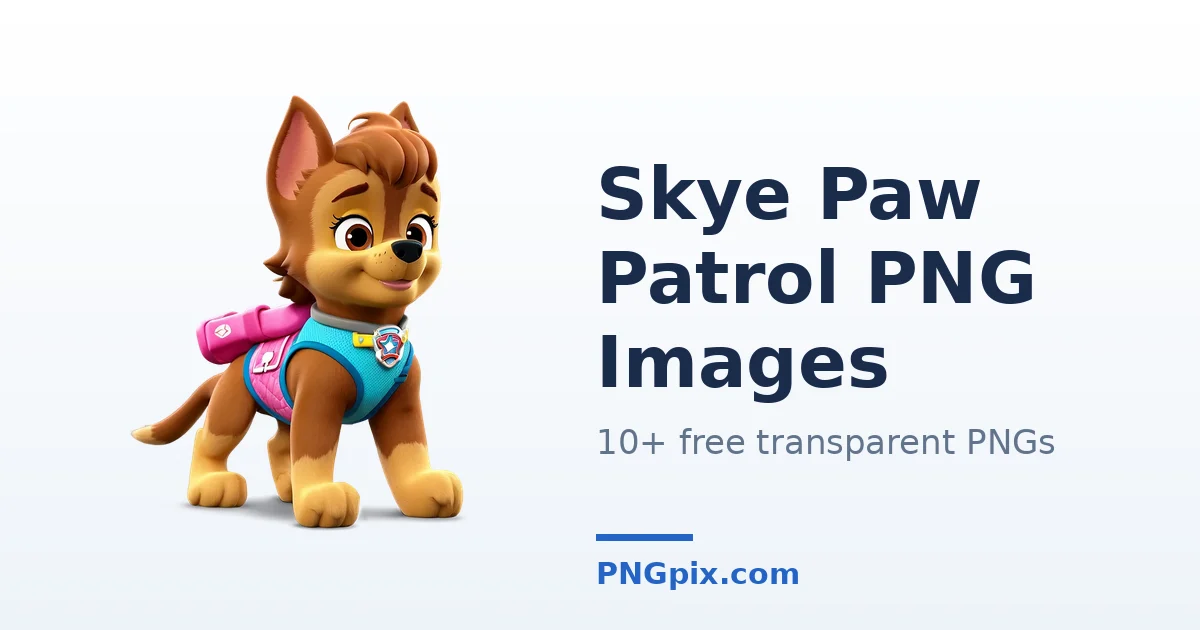 Skye Paw Patrol PNG images