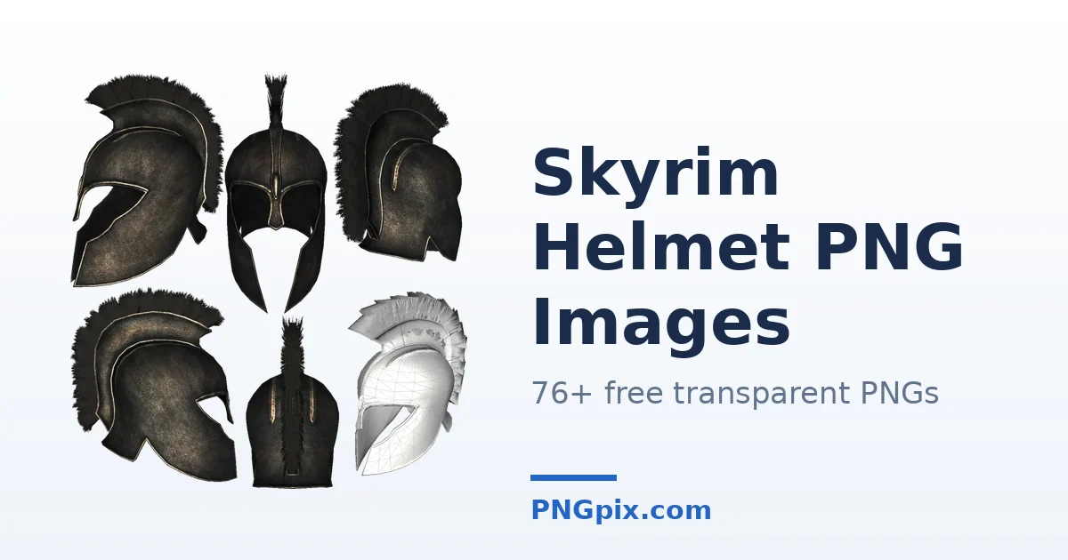 Skyrim Helmet PNG images