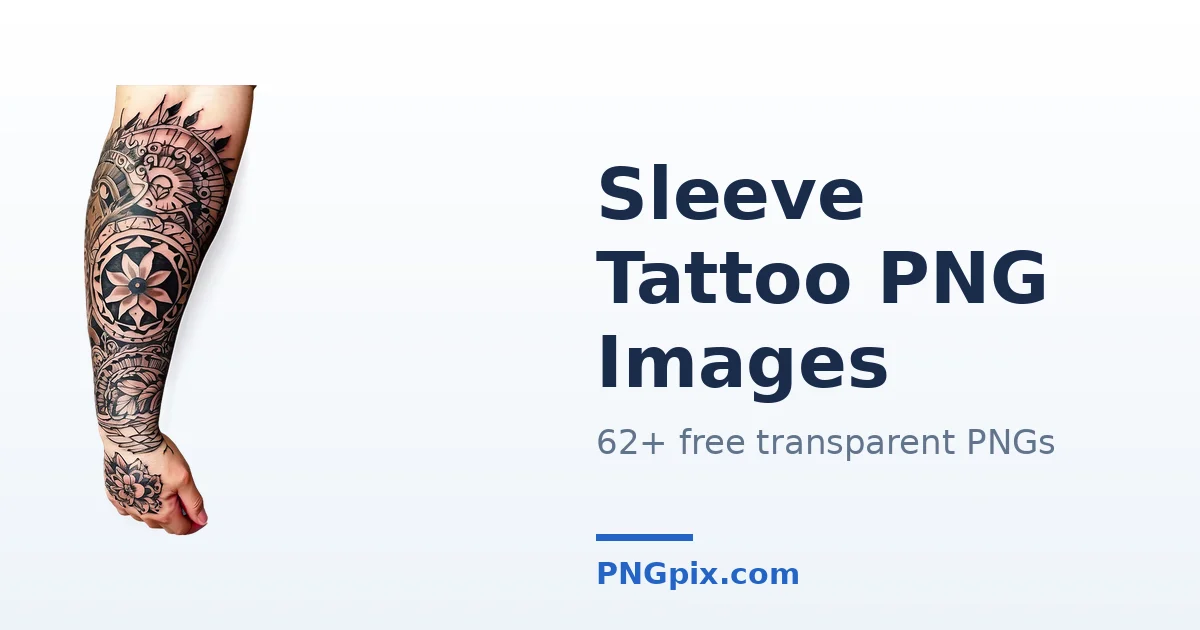 Sleeve Tattoo PNG images