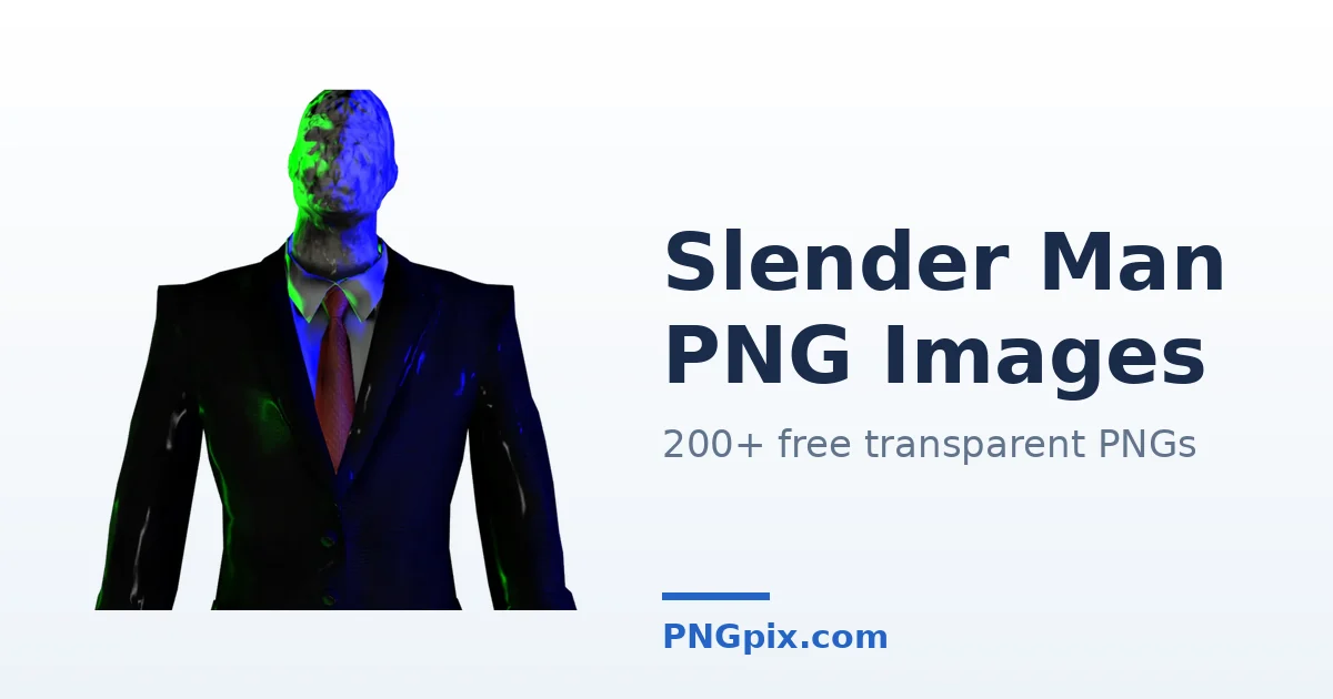 Slender Man PNG images