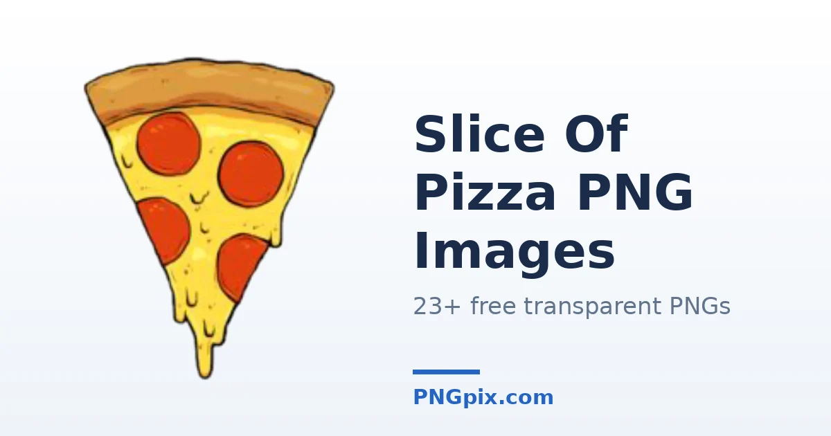 Slice Of Pizza PNG images