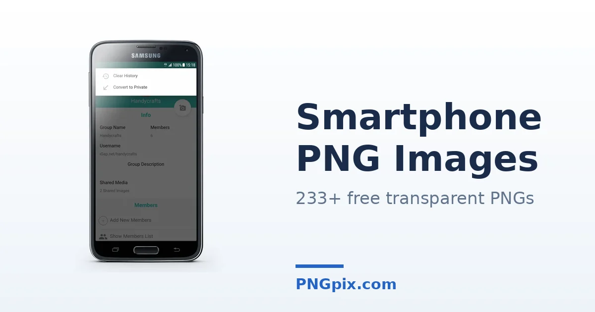 Smartphone PNG images