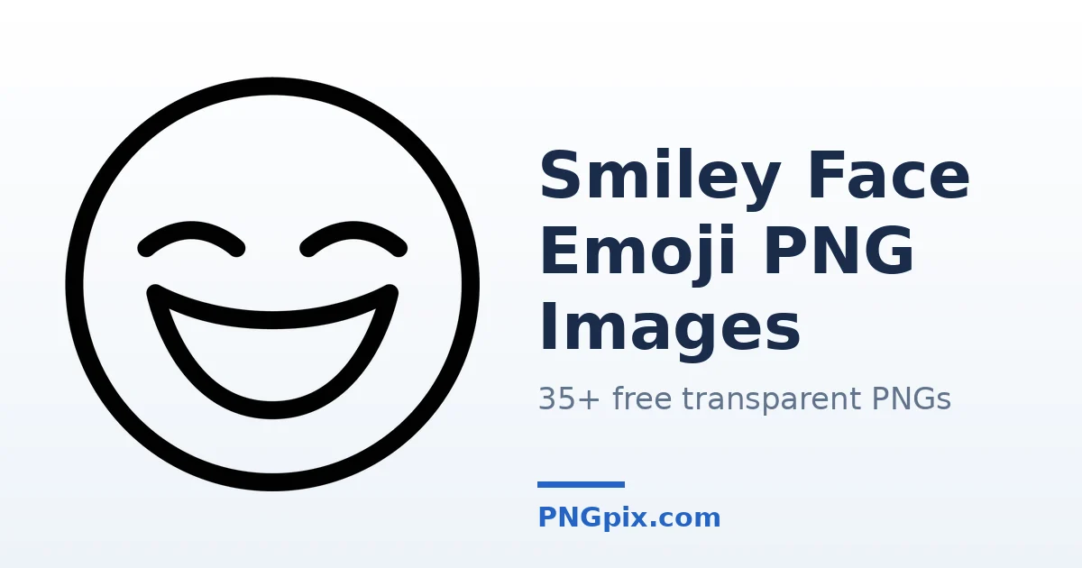 Smiley Face Emoji PNG images