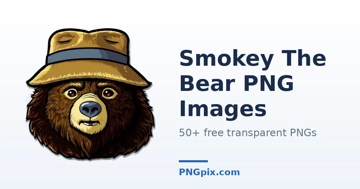 Smokey The Bear PNG images