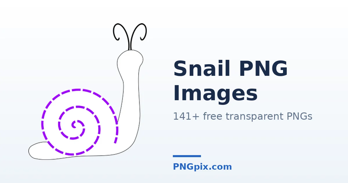 Snail PNG images