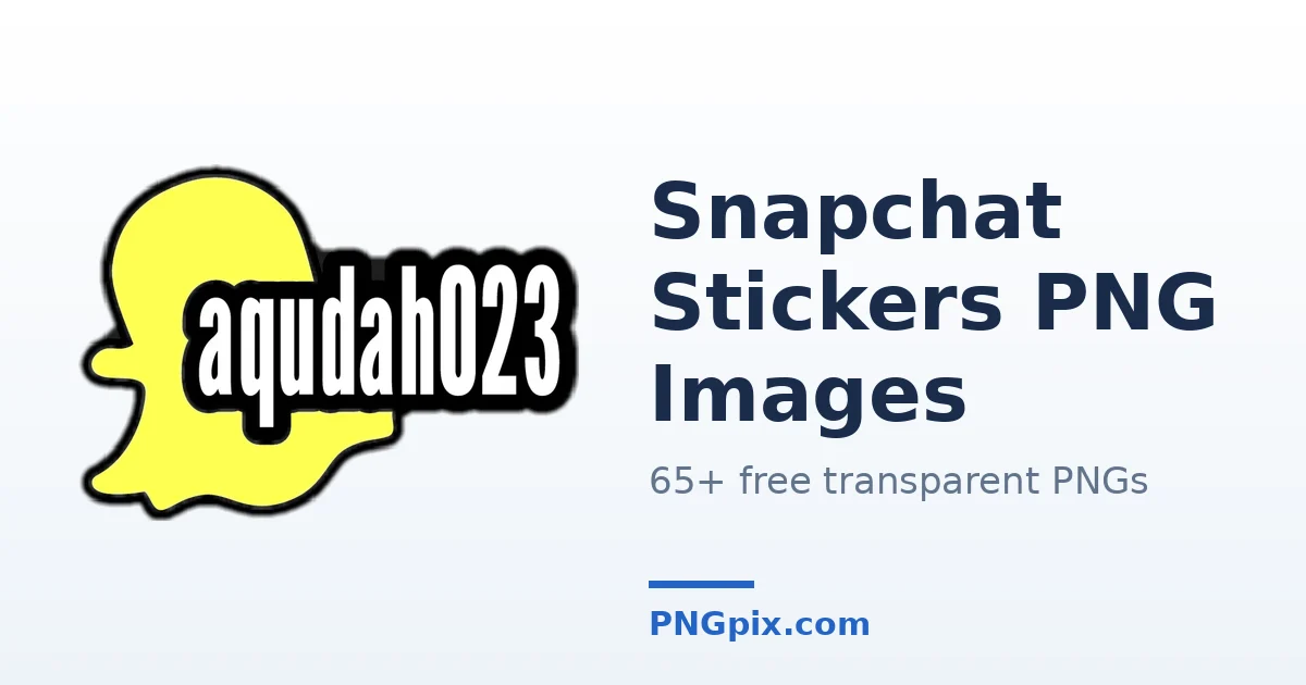 Snapchat Stickers PNG images