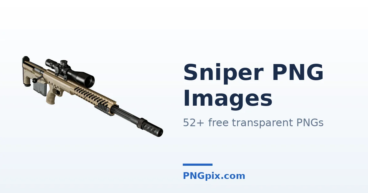 Sniper PNG images