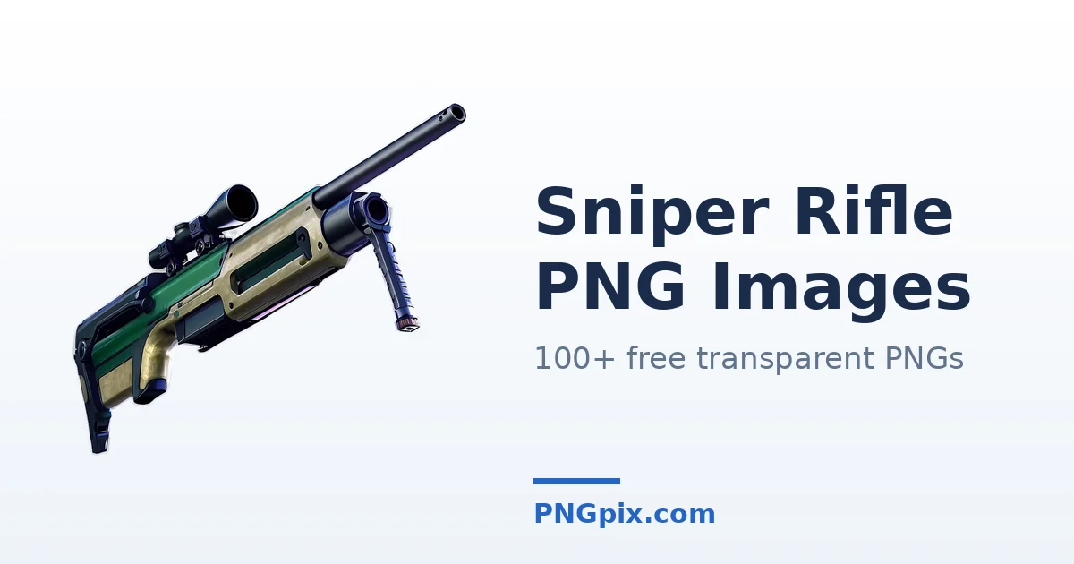 Sniper Rifle PNG images
