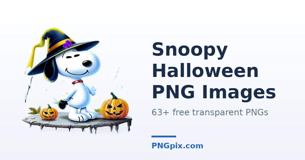Snoopy Halloween PNG images