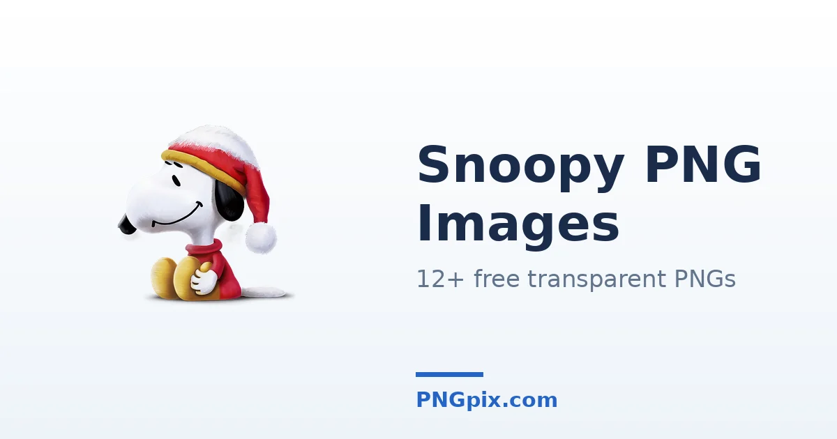 Snoopy PNG images