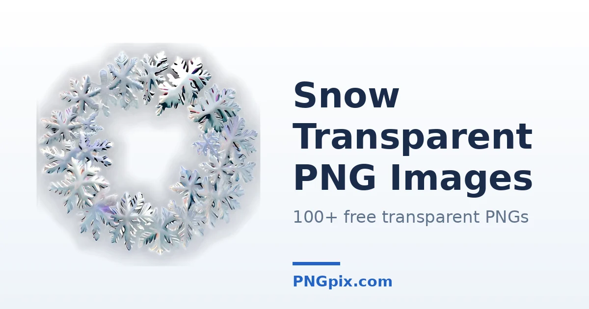 Snow Transparent PNG images