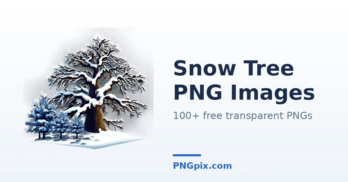 Snow Tree PNG images