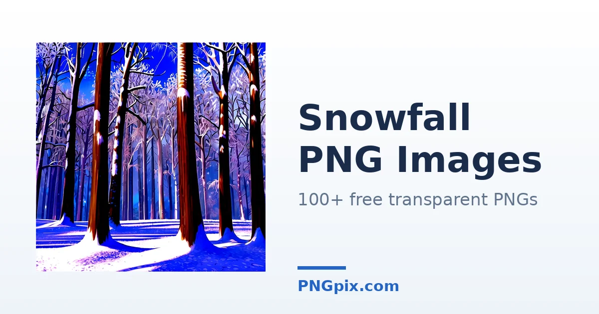 Snowfall PNG images