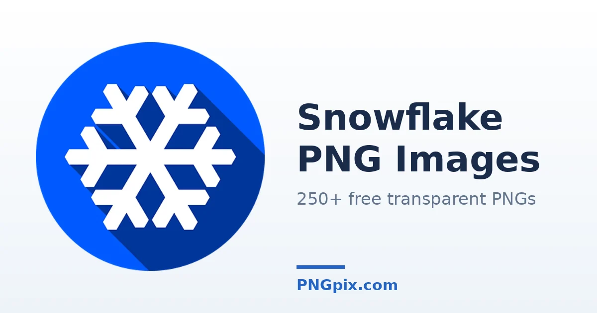 Snowflake PNG images