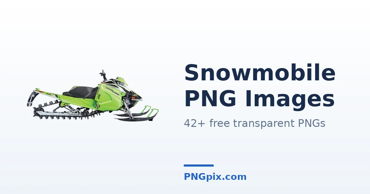 Snowmobile PNG images