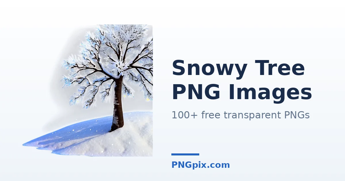 Snowy Tree PNG images